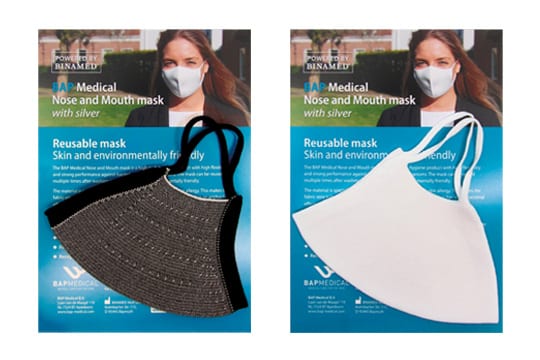 BAP Medical mondkapje by Binamed Zwart & Wit